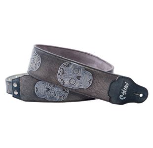 RIGHTON STRAPS SUGAR-BK COURROIE GUITARE CUIR NOIR