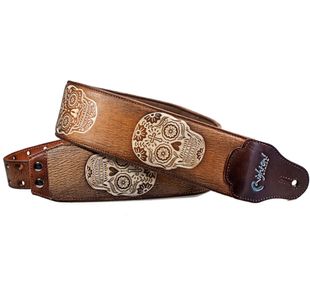 RIGHTON STRAPS SUGAR-WD COURROIE GUITARE CUIR WOODY