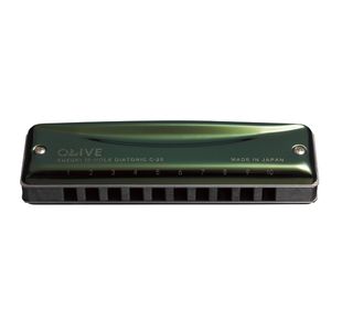 SUZUKI OLIVE HARMONICA DIATONIQUE 10 TROUS C
