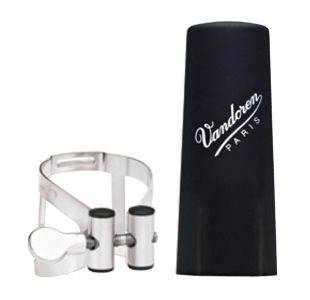 VANDOREN LC54PP LIGATURE M/O ETAIN CLARINETTE BASSE +C.BEC PLAST.