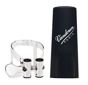 VANDOREN LC51SP LIGATURE M/O ARGENT CLARINETTE SIB + C.BEC PLAST.