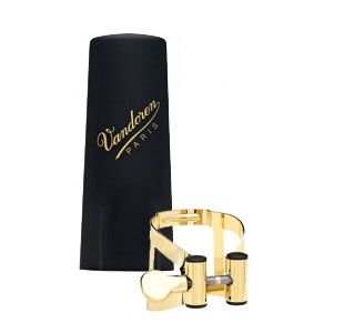 VANDOREN LC56DP LIGATURE M/O OR SAXOPHONE SOPRANO + C. BEC PLAST.