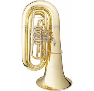 B&S GR51-L TUBA SIB 4 PALETTES VERNI avec housse