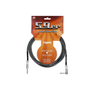 KLOTZ VIN-A300 "59 VINTAGE" CABLE JACK MONO/JACK 90° 3m