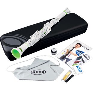 NUVO CLARINEO N120CLGN CLARINETTE UT PLASTIQUE BLANCHE/VERTE