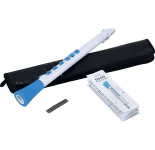 NUVO DOOD N430DWBL PETITE CLARINETTE PLASTIQUE BLANCHE/BLEUE