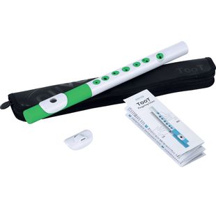 NUVO TOOT N430TWGN PETITE FLUTE TRAVERSIERE PLASTIQUE BLANCHE/VERTE