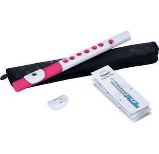 NUVO TOOT N430TWPK PETITE FLUTE TRAVERSIERE PLASTIQUE BLANCHE/ROSE