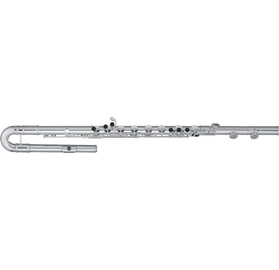 PEARL PFB305 FLUTE TRAVERSIERE BASSE TETE COURBEE - PATTE D'UT
