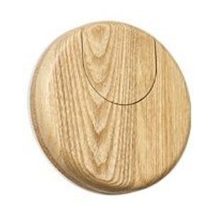 MONDAY GUITAR HANGER FLUID WHITE OAK SUPPORT GUITARE MURAL CHENE