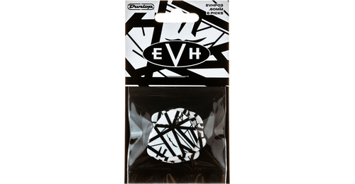 Médiators Dunlop EVH Frankenstein 1.0mm - Lot De 6 Picks Signature Eddie Van Halen