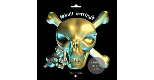 Cordes Guitare 7 Cordes SKULL STRINGS - Jeu 10-62 - Xtreme Line Pour Son Puissant