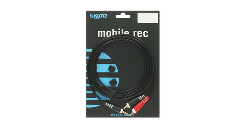 Klotz Cavo Mini Jack 3.5 Mm A 2 RCA - Cavo Audio Per Registrazione Mobile, Connettori Oro - Foto 5