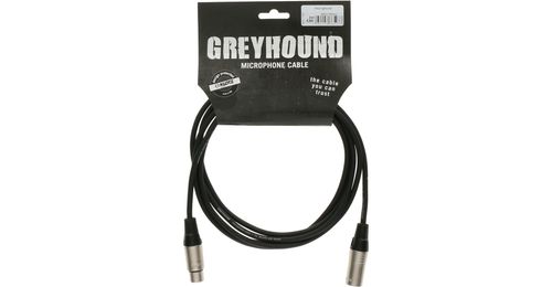 Klotz Greyhound 3 Metros Cable XLR Klotz Greyhound 3m - Hembra A Macho Profesional | Cobre 99.95% Calidad Cable Hembra A Macho
