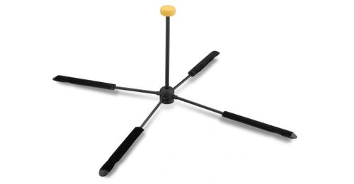 Support De Flûte Traversière Hercules DS460B - Repliable, Rangeable Dans La Flûte - Noir