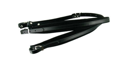ROSENICE Bretelles Accordéon En Cuir Synthétique Marron Café - Sangle Réglable 83-110 Cm Pour Basse 16-120, Fermoir Solide Et Confortable