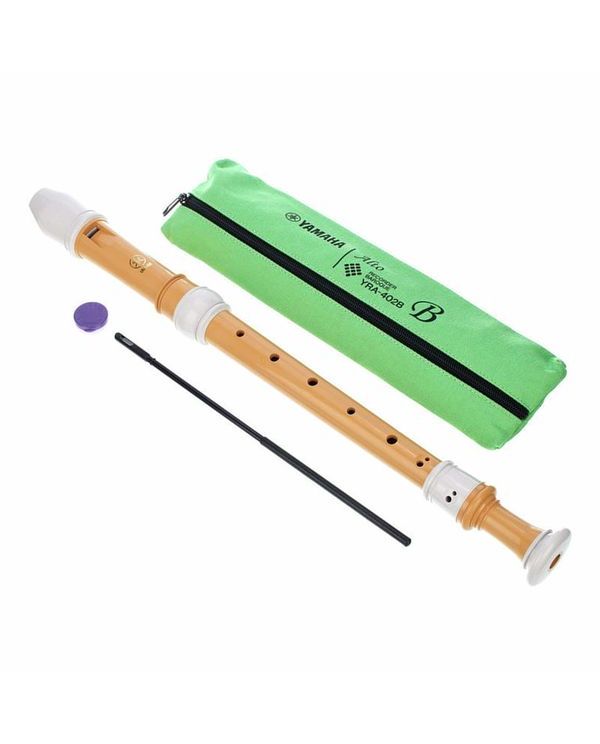 Flûte à Bec Yamaha YRA 28BIII - Doigté Baroque - Blanc - Idéal Débutants Et éducation Musicale