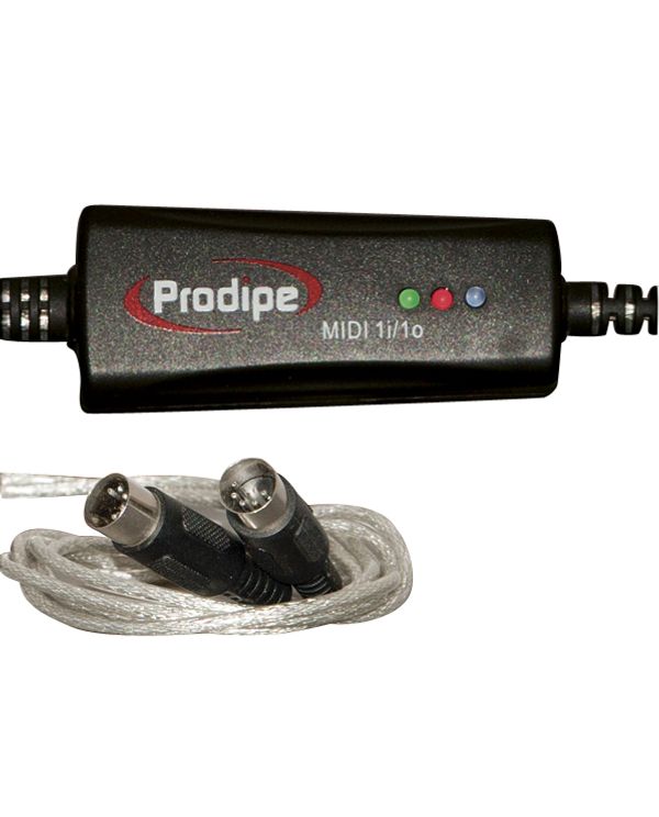 Acheter PRODIPE 1|1O INTERFACE MIDI USB 1in / 1out + LOGICIEL PRODIPE VE Music Privilège