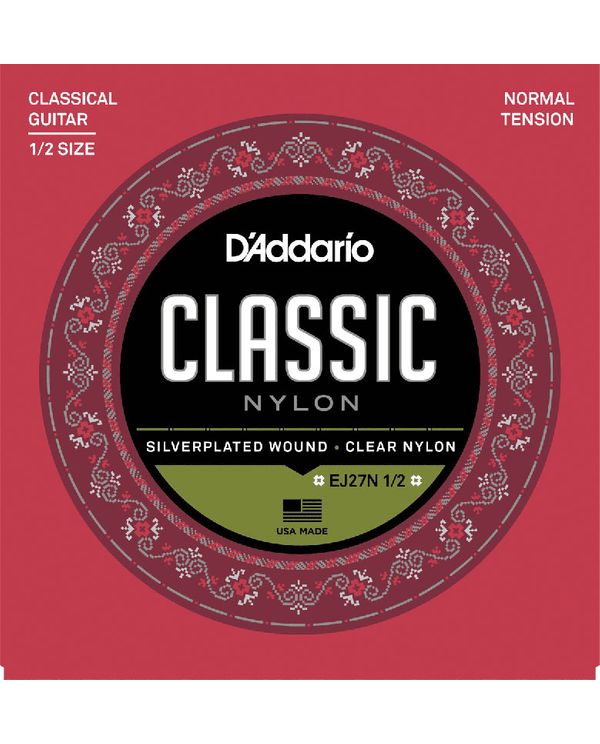 Acheter D'ADDARIO EJ27N JEU CORDES GUITARE CLASSIQUE 1/2 - TIRANT STANDARD