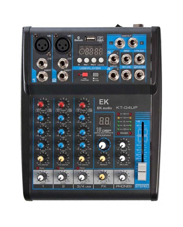 Acheter EK AUDIO KT04UP TABLE DE MIXAGE USB 4 CANAUX & DSP