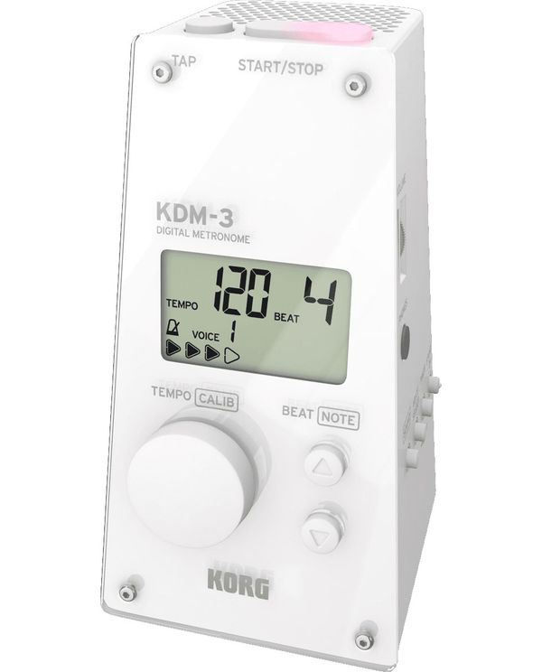Métronome numérique KORG KDM-3-WH Blanc - à l'achat Atelier des Vents  Marseille