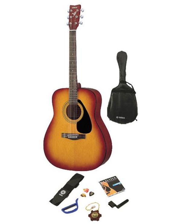 Pack guitare acoustique folk Yamaha F310PTBS + accessoires