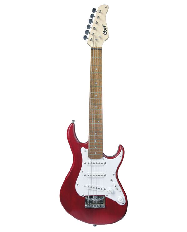 Acheter CORT G100JUOPBC JUNIOR GUITARE ELECTRIQUE ROUGE PORES