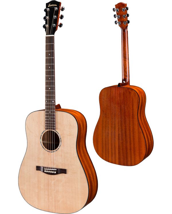 Falcon LFG100N guitare acoustique dreadnought pour gaucher Naturel 