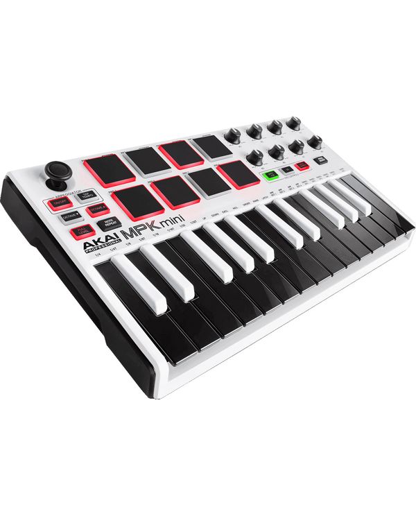 Clavier - Mini touches - USB 25 mini notes 8 pads et encodeurs, écran LED -  AKAI PROFESSIONAL