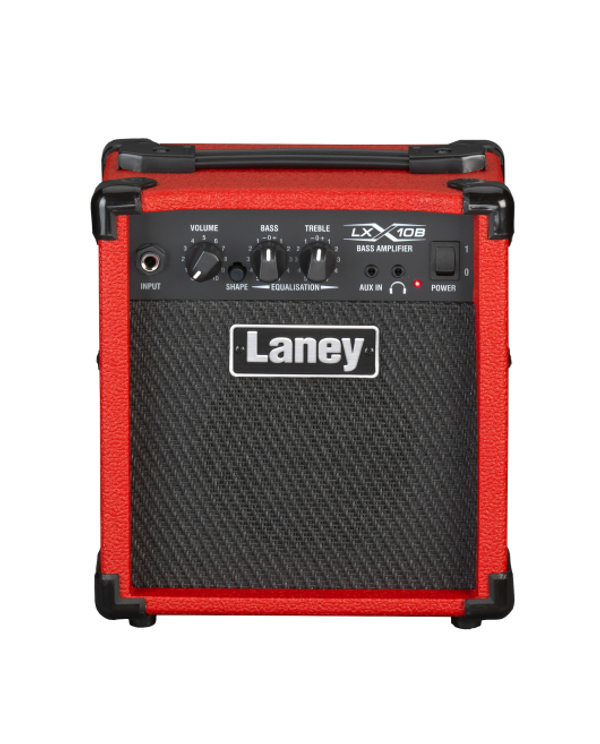 Acheter LANEY LX15BRED AMPLI BASSE ELECTRIQUE 15W 2X5 ROUGE