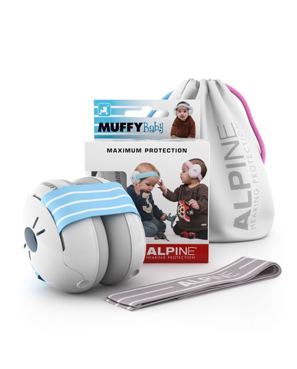 Alpine Muffy Baby - Casque anti-bruit bandeau pour bébé -23dB Jaune