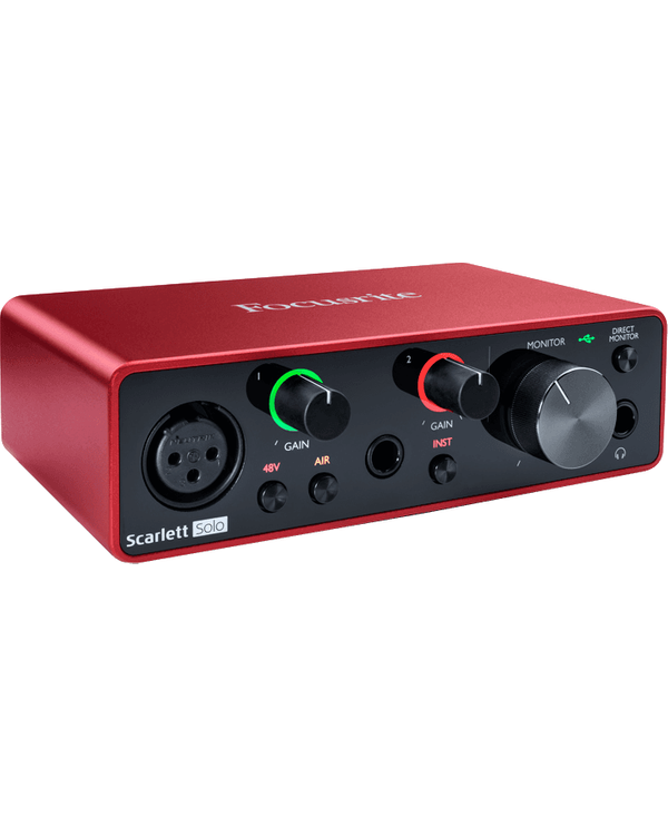 Acheter FOCUSRITE SCARLETT3-SOLO INTERFACE AUDIO USB - 2entrées/2 sorties